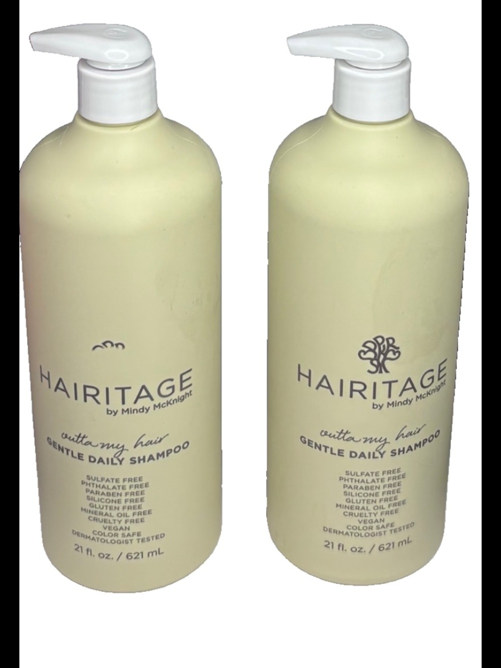 Pack Hairitage By Mindy McKnight Outta My Hair Gentle Daily Shampoo 21 oz Ea